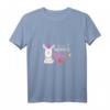 Lama Alpaka Geburtstags T-Shirt für Mädchen mit V-Ausschnitt – Lustiges Tiergeburtstagsgeschenk für Kinder, perfekt für Lama-Thema Partys