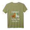 Lamas mit Hüten Karl was hast du getan? Lustiges Lama T-Shirt mit V-Ausschnitt – Perfektes Geschenk für Nerds, Gamer und Lama-Fans zu Geburtstag, Weihnachten & Feiertagen