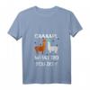Lamas mit Hüten Karl was hast du getan? Lustiges Lama T-Shirt mit V-Ausschnitt – Perfektes Geschenk für Nerds, Gamer und Lama-Fans zu Geburtstag, Weihnachten & Feiertagen