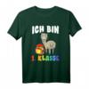 Ich Bin 1. Klasse Lama Schulanfang Mädchen T-Shirt - Lustiges Einschulungsshirt als Geschenk für den ersten Schultag