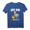 Ich Bin 1. Klasse Lama Schulanfang Mädchen T-Shirt - Lustiges Einschulungsshirt als Geschenk für den ersten Schultag