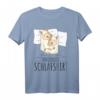 Offizielles Alpaka Lama Schlafshirt – Bequemes Schlafanzug T-Shirt für Tierliebhaber, Paare & Bettfans, Perfekt als Geschenk