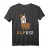 Lustiges Alpaka Lama T-Shirt mit Lederhose und Hut - Perfektes Geschenk für Lama Liebhaber zu Weihnachten & Hanukkah