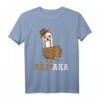 Lustiges Alpaka Lama T-Shirt mit Lederhose und Hut - Perfektes Geschenk für Lama Liebhaber zu Weihnachten & Hanukkah