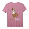 Lustiges Alpaka Lama T-Shirt mit Lederhose und Hut - Perfektes Geschenk für Lama Liebhaber zu Weihnachten & Hanukkah