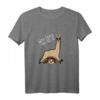 Lustiges Lama Faultier T-Shirt - Witziges Tierdesign als Geschenkidee für Männer und Frauen zum Geburtstag & Weihnachten