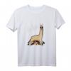 Lustiges Lama Faultier T-Shirt - Witziges Tierdesign als Geschenkidee für Männer und Frauen zum Geburtstag & Weihnachten