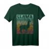 Lama Retro Vintage Alpaka Lama Retro Lama T-Shirt – Stylisches Tier Motiv für Kinder, Jugendliche und Erwachsene, perfekt als Lama- und Alpakageschenk