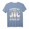 Ich mag halt Alpakas, ok? Lustiges Alpaka T-Shirt für Kinder, Damen & Herren – Perfektes Geschenk zu Weihnachten & Geburtstag