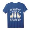 Ich mag halt Alpakas, ok? Lustiges Alpaka T-Shirt für Kinder, Damen & Herren – Perfektes Geschenk zu Weihnachten & Geburtstag