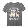Ich mag halt Alpakas, ok? Lustiges Alpaka T-Shirt für Kinder, Damen & Herren – Perfektes Geschenk zu Weihnachten & Geburtstag