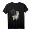 Alpaka Tier Geschenkidee Musik Notenschlüssel Lama T-Shirt – Perfekt für Tierliebhaber, Lama-Fans & Musikliebhaber als Weihnachts- oder Geburtstagsgeschenk