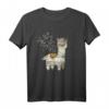 Alpaka Tier Geschenkidee Musik Notenschlüssel Lama T-Shirt – Perfekt für Tierliebhaber, Lama-Fans & Musikliebhaber als Weihnachts- oder Geburtstagsgeschenk