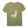 Alpaka Tier Geschenkidee Musik Notenschlüssel Lama T-Shirt – Perfekt für Tierliebhaber, Lama-Fans & Musikliebhaber als Weihnachts- oder Geburtstagsgeschenk