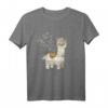 Alpaka Tier Geschenkidee Musik Notenschlüssel Lama T-Shirt – Perfekt für Tierliebhaber, Lama-Fans & Musikliebhaber als Weihnachts- oder Geburtstagsgeschenk