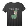 Lustiges Lama Pyjama Schlafenszeit Lama Pyjama Alpaka T-Shirt – Perfektes Geschenk für Lama-Fans, Kinder & Tierliebhaber