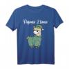 Lustiges Lama Pyjama Schlafenszeit Lama Pyjama Alpaka T-Shirt – Perfektes Geschenk für Lama-Fans, Kinder & Tierliebhaber