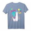 Kinder Geburtstag 9 Jahre Lama Alpaka T-Shirt – Lustiges Geschenk für Mädchen und Jungen zum Neun Geburtstag