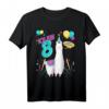 Kinder Geburtstag 8 Jahre Lama Alpaka T-Shirt – Lustiges Geburtstagsoutfit für Mädchen und Jungen, tolles Geschenkidee für achtjährige Kinder