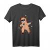 Dabbing Alpaca Lama Geschenk T-Shirt – Lustiges Trend-T-Shirt für Tierliebhaber & Lama Fans