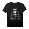 Alpaka T-Shirt – Lustiges Tiermotiv, Hochwertige Tierbekleidung für Tierliebhaber und Alpaka Fans
