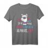 Alpaka T-Shirt – Lustiges Tiermotiv, Hochwertige Tierbekleidung für Tierliebhaber und Alpaka Fans