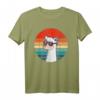 Lustiges Alpaka Lama T-Shirt mit Sonnenbrille - Vintage Retro Tier Design für Frühling & Sommer, Perfekt für Tierliebhaber