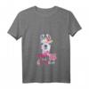 Damen 15. Geburtstag Lama T-Shirt mit V-Ausschnitt - Lustiges Geburtstagsgeschenk für Frauen & Mädchen