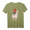 Faultier Alpaka Weihnachten Schlafshirt – Lustige Weihnachtspyjamas für Männer, Frauen & Kinder als Faultier Lama Geschenk