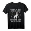 Lama T-Shirt für Mädchen – Lustiges Alpaka Kostüm & Schlafshirt mit Problama Spruch, ideales Geschenk für Geburtstag & Party
