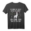 Lama T-Shirt für Mädchen – Lustiges Alpaka Kostüm & Schlafshirt mit Problama Spruch, ideales Geschenk für Geburtstag & Party