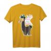 Lustiges Lama T-Shirt 'Wers anleckt darfs behalten' von NICI – Tiermotive für Kinder, klassisch geschnitten