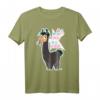 Lustiges Lama T-Shirt 'Wers anleckt darfs behalten' von NICI – Tiermotive für Kinder, klassisch geschnitten