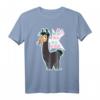 Lustiges Lama T-Shirt 'Wers anleckt darfs behalten' von NICI – Tiermotive für Kinder, klassisch geschnitten