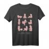 Yoga Lama T-Shirt mit Übungen, Positionen & Fitness - Humorvolles Yoga- und Meditations-Geschenk für Yogis und Alpaka-Fans
