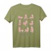 Yoga Lama T-Shirt mit Übungen, Positionen & Fitness - Humorvolles Yoga- und Meditations-Geschenk für Yogis und Alpaka-Fans