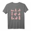 Yoga Lama T-Shirt mit Übungen, Positionen & Fitness - Humorvolles Yoga- und Meditations-Geschenk für Yogis und Alpaka-Fans