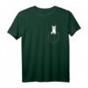 Lama Alpaka in Brusttasche schaut heraus - Lustiges Tier T-Shirt als Geschenkidee für Lamas-Fans und Tierliebhaber