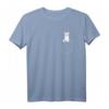 Lama Alpaka in Brusttasche schaut heraus - Lustiges Tier T-Shirt als Geschenkidee für Lamas-Fans und Tierliebhaber