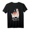 Lama No Problama Faultier und Alpaka T-Shirt – Lustiges Tiermotiv für Tierliebhaber, bequem geschnitten