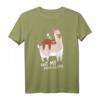 Lama No Problama Faultier und Alpaka T-Shirt – Lustiges Tiermotiv für Tierliebhaber, bequem geschnitten