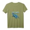 Damen Schildkröte Reptilien Wasserschildkröte Meeresschildkröte T-Shirt mit V-Ausschnitt – Perfektes Geschenk für Schildkröten Fans und Reptilien Liebhaber