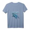 Damen Schildkröte Reptilien Wasserschildkröte Meeresschildkröte T-Shirt mit V-Ausschnitt – Perfektes Geschenk für Schildkröten Fans und Reptilien Liebhaber