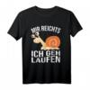 Lustiges Jogger T-Shirt mit Schnecken-Design – Perfekt für Läufer, Jogger und Sportler, ideal als Geschenk für Marathon und Wettkampf