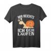 Lustiges Jogger T-Shirt mit Schnecken-Design – Perfekt für Läufer, Jogger und Sportler, ideal als Geschenk für Marathon und Wettkampf