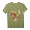 Kinder Ich bin Drei 3 Jahre Löwe Sternzeichen T-Shirt – Perfektes Geburtstagsgeschenk für kleine Löwenfans und Tierliebhaber