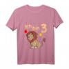 Kinder Ich bin Drei 3 Jahre Löwe Sternzeichen T-Shirt – Perfektes Geburtstagsgeschenk für kleine Löwenfans und Tierliebhaber