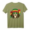 40 Geburtstag T-Shirt mit Rasta Löwe - Perfekt für Roots Reggae, Ragga, Ska & Jah Musik Fans als Geschenk