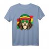 40 Geburtstag T-Shirt mit Rasta Löwe - Perfekt für Roots Reggae, Ragga, Ska & Jah Musik Fans als Geschenk