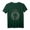 Unisex T-Shirt König der Tiere mit Löwen-Kopf-Krone - Savannen-Löwen Design, Perfekt als Geschenk zu Weihnachten, Geburtstag & für Partys